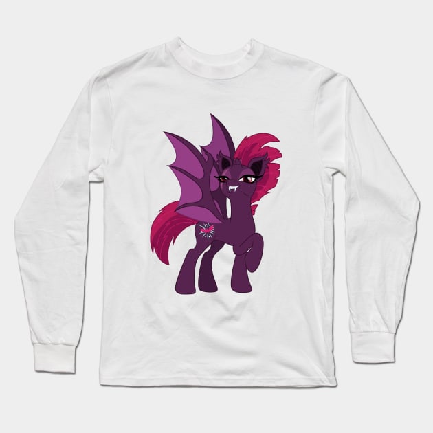 Tempest Shadow bat pony Long Sleeve T-Shirt by CloudyGlow